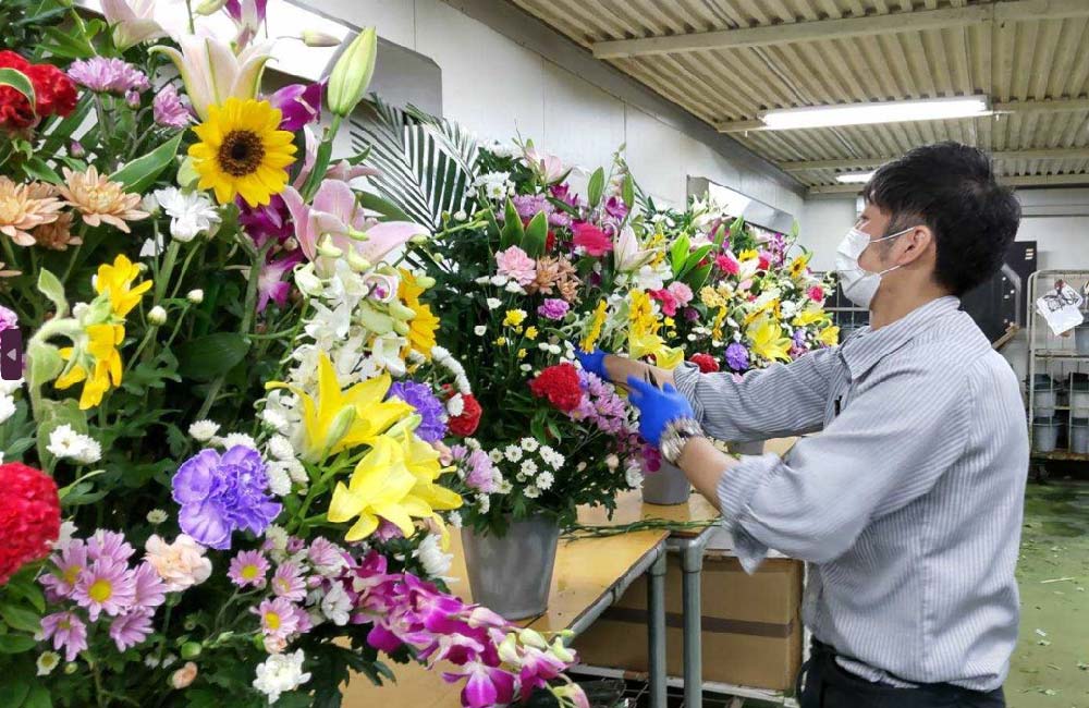 株式会社ビューティ花壇西日本　北九州ユニット 生花祭壇作成の求人