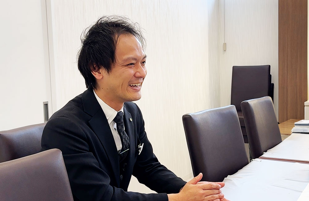 この仕事のやりがいについて語る株式会社金宝堂