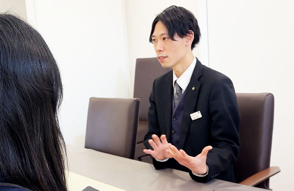 ご遺族様との接し方について語る株式会社金宝堂