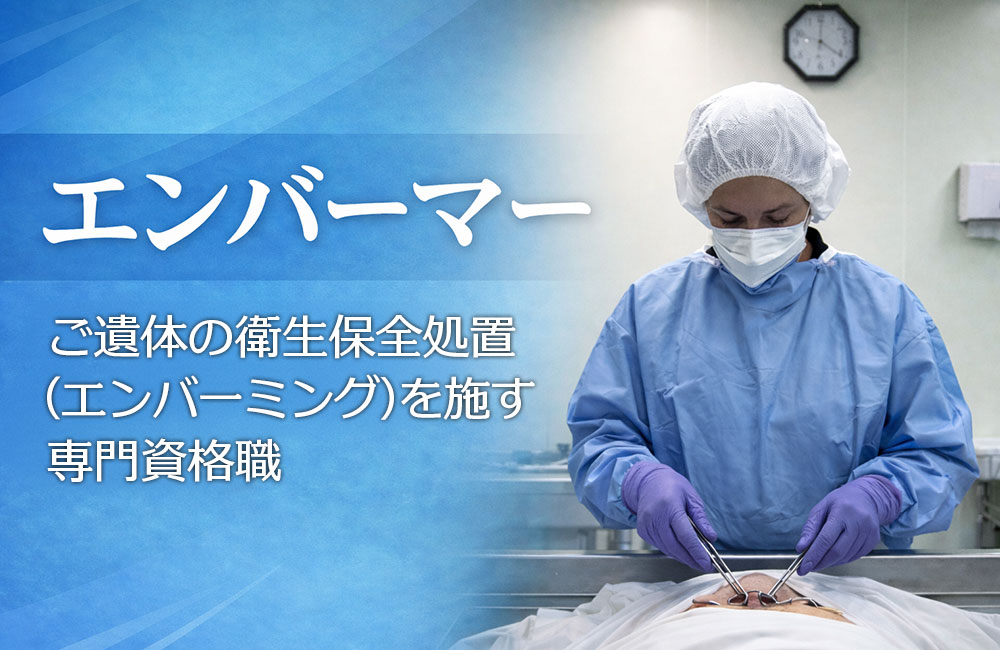 【エンバーマー職】実務経験者募集！完全週休2日制｜現職給与保証！月給40～67万円｜働きやすさとエンバーミング技術のスキルアップを両立♪