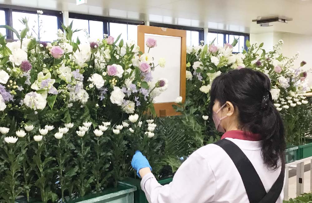 【生花祭壇】未経験応募可能／県内トップクラスの冠婚葬祭企業